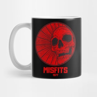 skull red misfits vintage vibes Mug